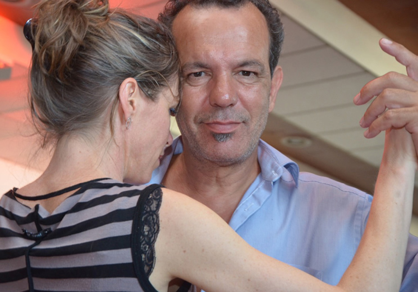 Tahar Aoudia dansant le tango en 2019